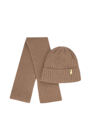 Комплект шапка+шарф отворот ОЛИМПИЯ TRICOTIER зима жен. 230 SALE