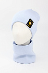Головной убор лопата WAG ADJI зима жен. 21/22 0Y-00001394 (56-58, светло-голубой, нашивка)