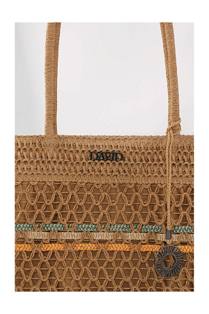Сумка на кнопке пляжн. DAVID лето жен. 25 0Y-00018805