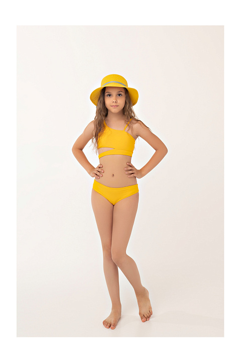 Купальник раздельный с ассиметричным топом