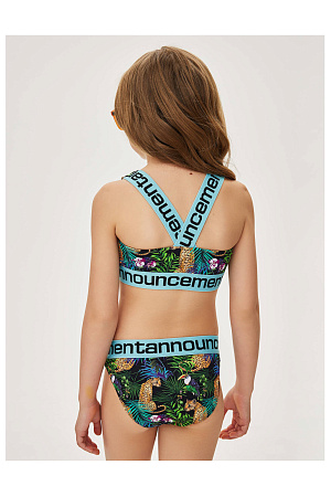 Купальник раздельный топ ЛЕОПАРДЫ NOBLE PEOPLE лето дет. 23 0Y-00011200