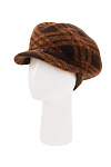 Берет TARTAN VIZIO зима жен. 24/25 0Y-00016021 (56-58, коричневый, , 7пряжка)