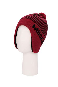 Шапка с помпоном на флисе / Moschino