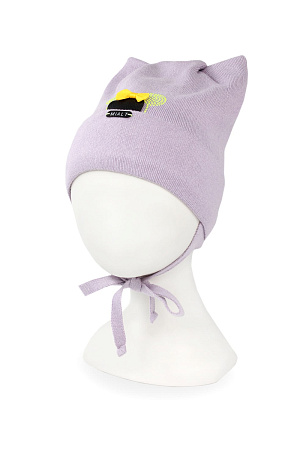 Шапка отворот на завязках НУТЕЛЛА MIALT весна/осень дет. 22 0Y-00004773
