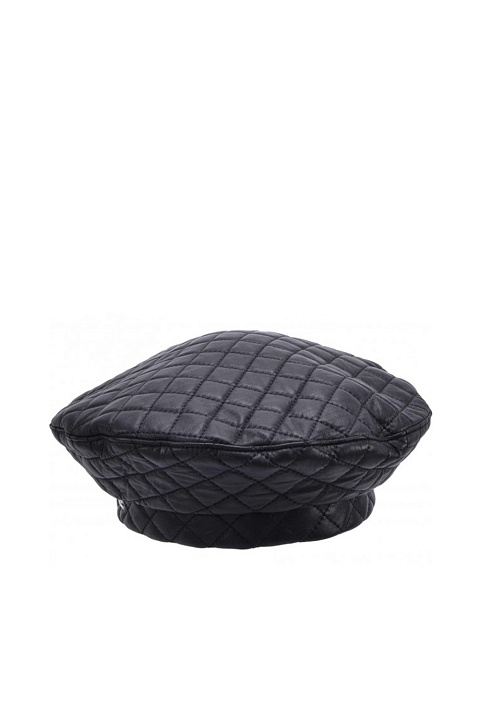 Берет из кожи стеганый / Seeberger