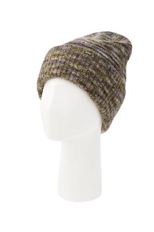 Шапка колпак из мохера с отворотом / Vizio