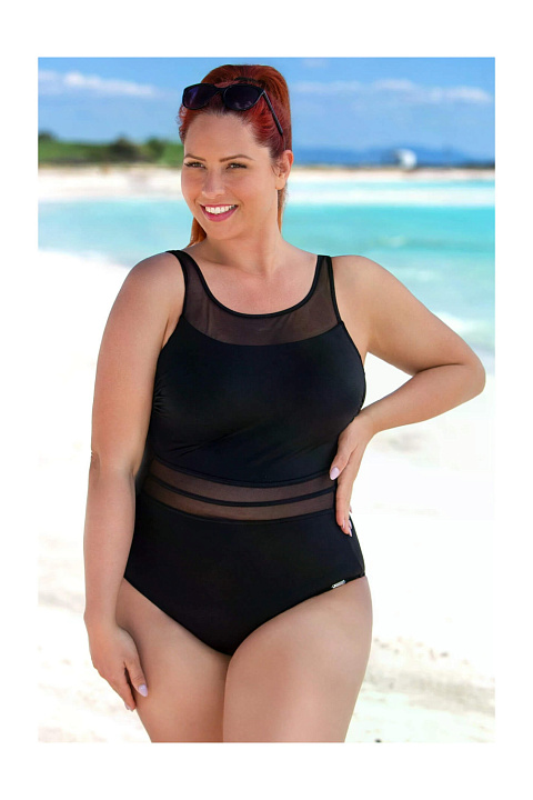 Купальник слитный майо plus size / Bahama