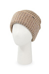 Шапка ЛЮРЕКС VIZIO зима жен. 230 SALE 0Y-00001409 (56-58, темно-бежевый, лейбл, стразы)
