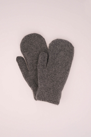 Варежки ОДНОТОН. НА ИСК.МЕХУ SOLNSE зима жен. 25/26 0Y-00009974