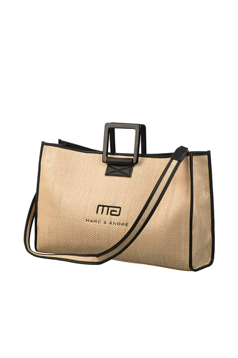 Сумка пляжная плетеная / Marc&Andre