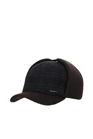 Бейсболка уши ДРАП НИКА+ТРИКОТ. STARKOFF весна/осень муж. 22/23 0Y-00009775