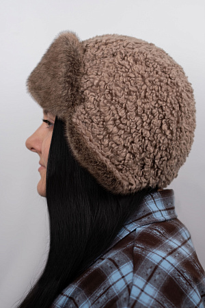 Шапка ушанка  ЧАРЛИ ЭКОМЕХ KRUCH зима жен. 25/26 0Y-00018751