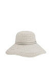 Шляпа широкополая RIGATO VIZIO лето жен. 23 0Y-00011974 (56-58, белый, пайетки)