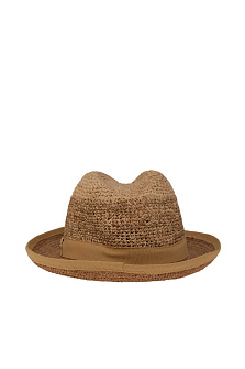 Шляпа трилби из соломы / Roeckl