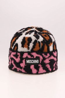 Шапка с отворотом двухслойная / Moschino